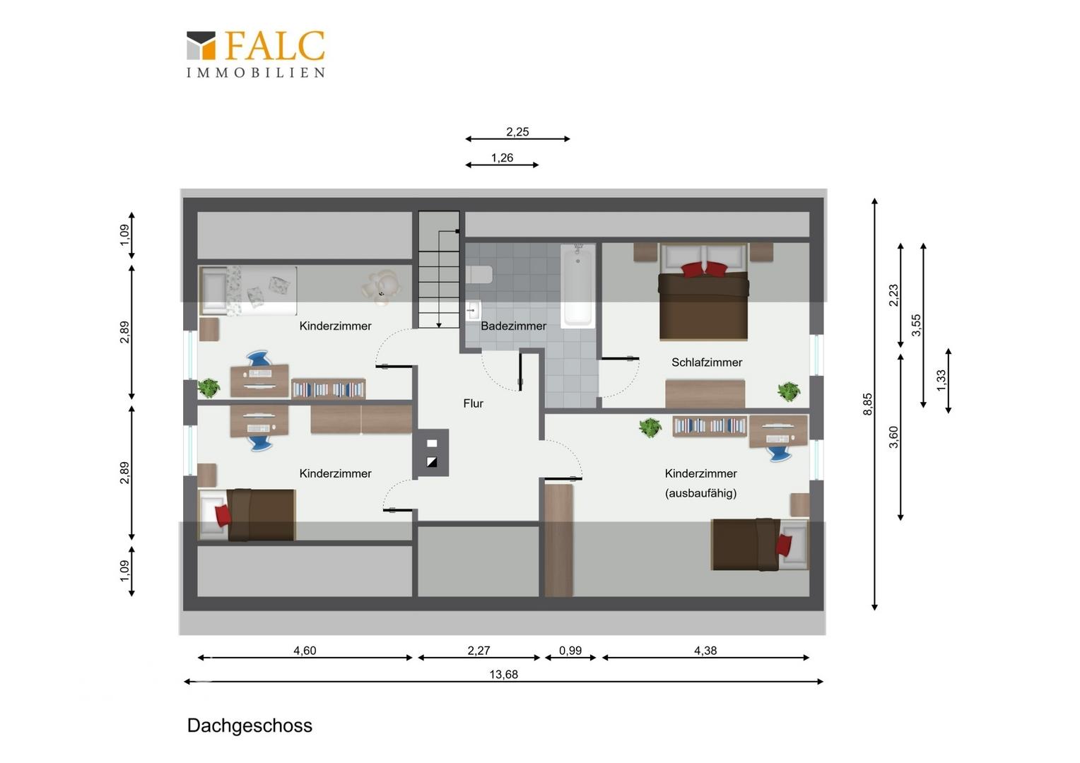 Grundriss Dachgeschoss