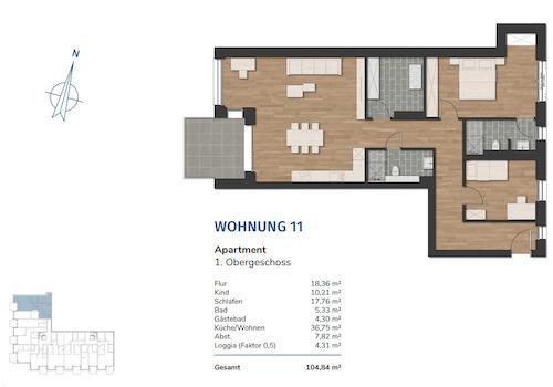 Grundriss WHG 11