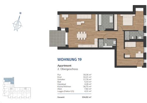 Grundriss WHG 19