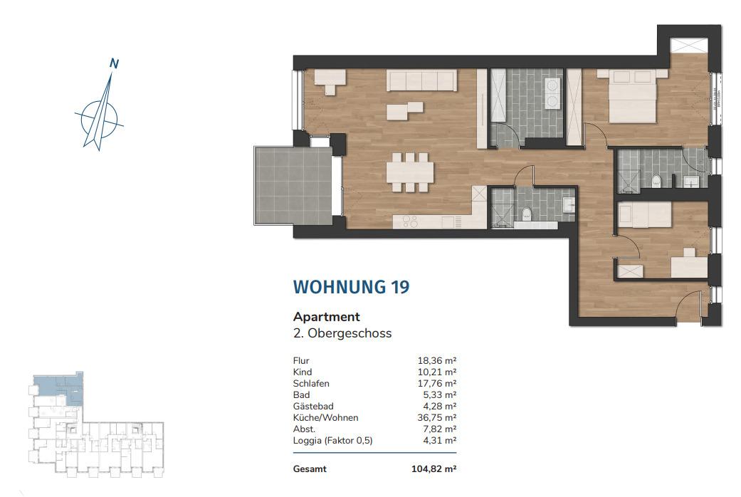 Grundriss WHG 19