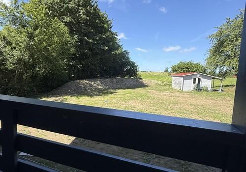 Blick aus dem Wohn-Essbereich