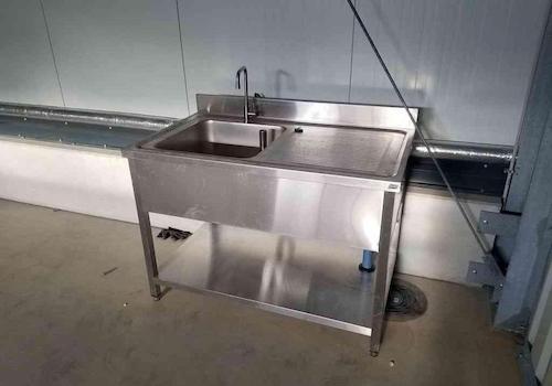 Edelstahlwaschbecken