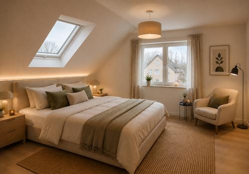 Schlafzimmer 1 - virtuell erstellt