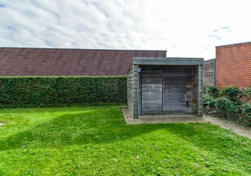 Garten mit Schuppen