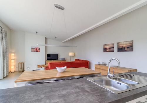 Wohnzimmer Sicht aus Küche