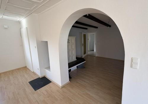 Blick aus dem Wohnzimmer
