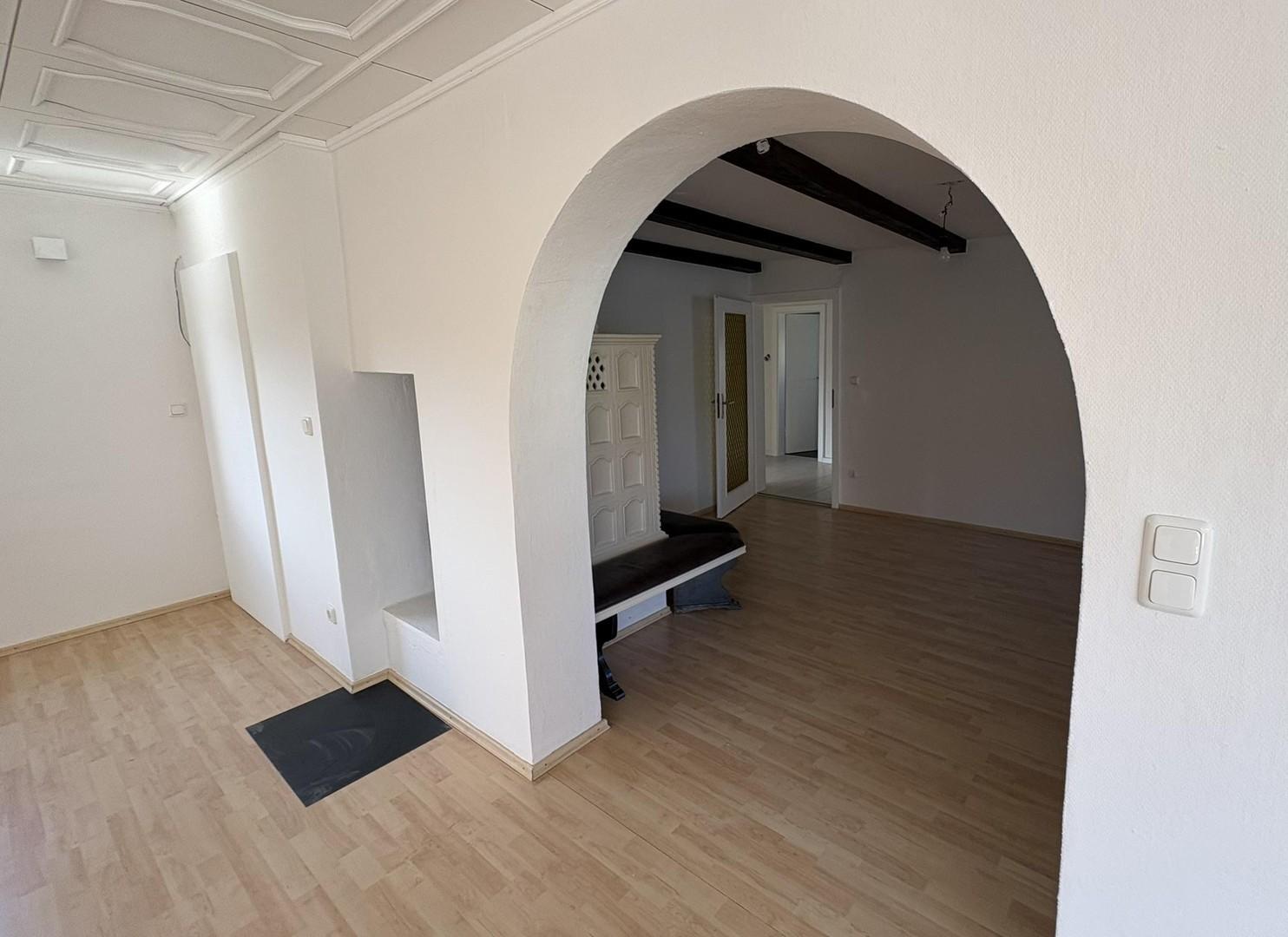 Blick aus dem Wohnzimmer