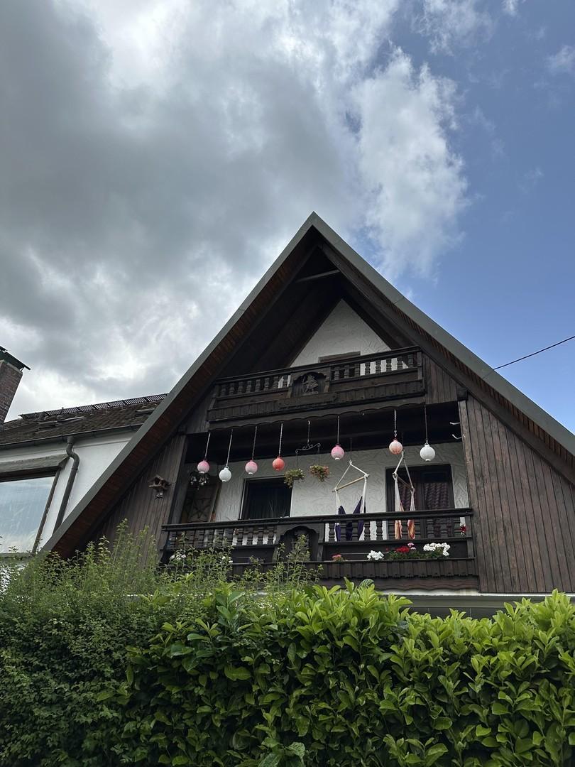 Außenblick auf den Balkon