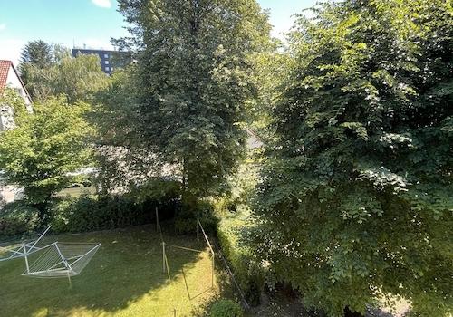 Blick aus dem Schlafzimmer