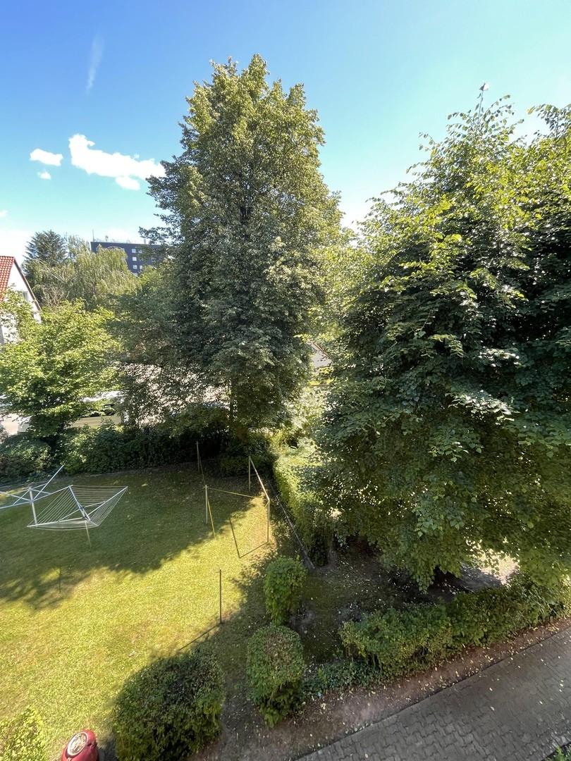 Blick aus dem Schlafzimmer