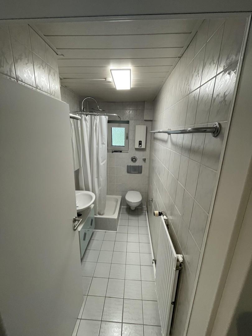 Blick ins Badezimmer