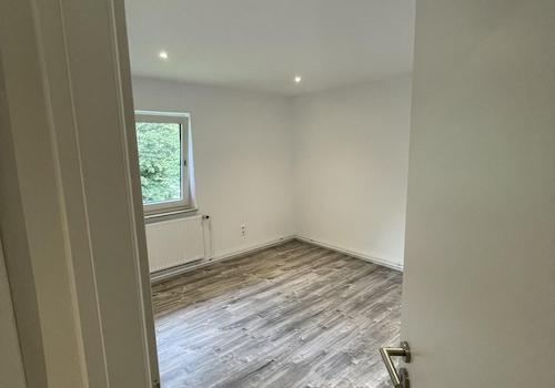 Blick ins Schlafzimmer