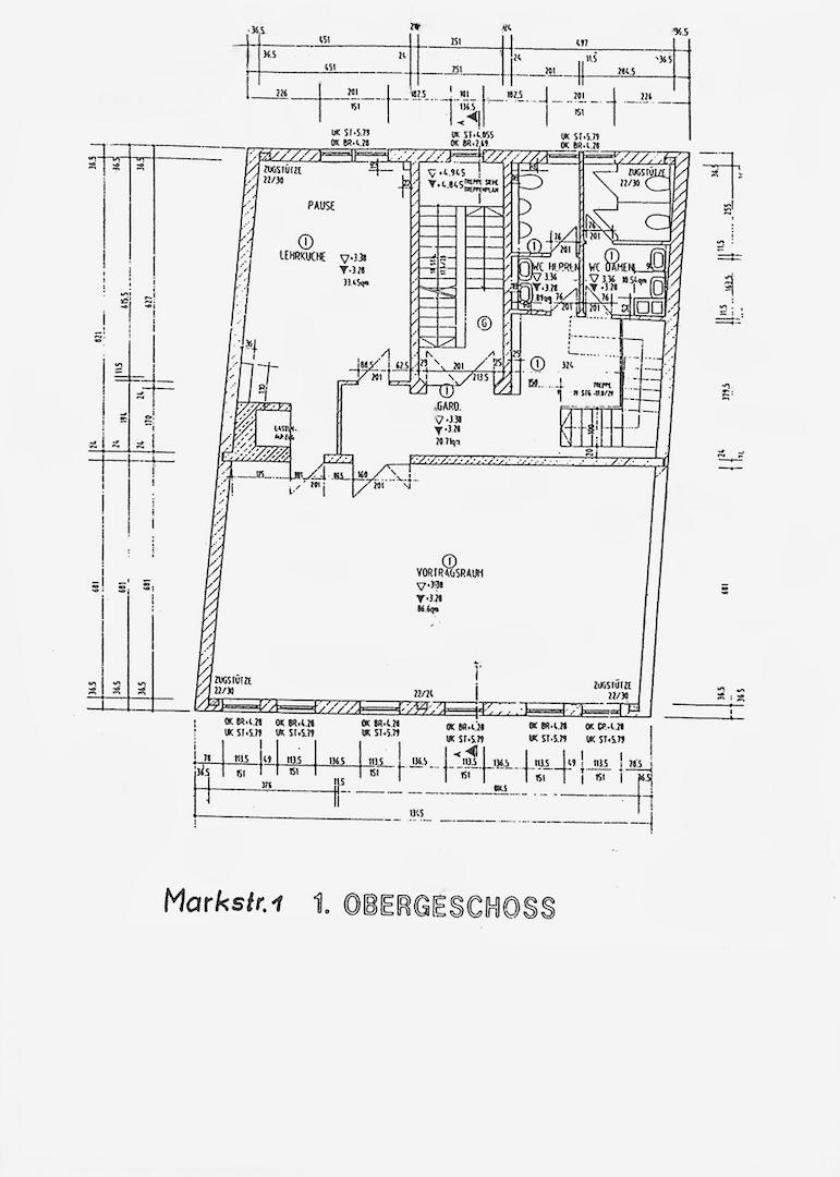 1. Obergeschoss Grundriss