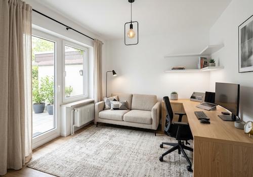 Gestaltungsvariante Gäste-/Arbeitszimmer EG (Ki-generiert)