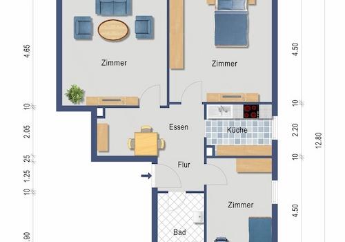 Wohnungsgrundriss