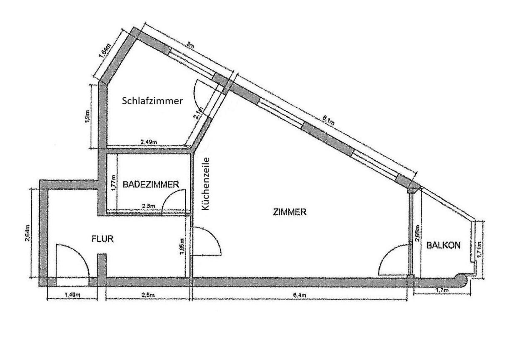 Mögliche 2 Zimmer