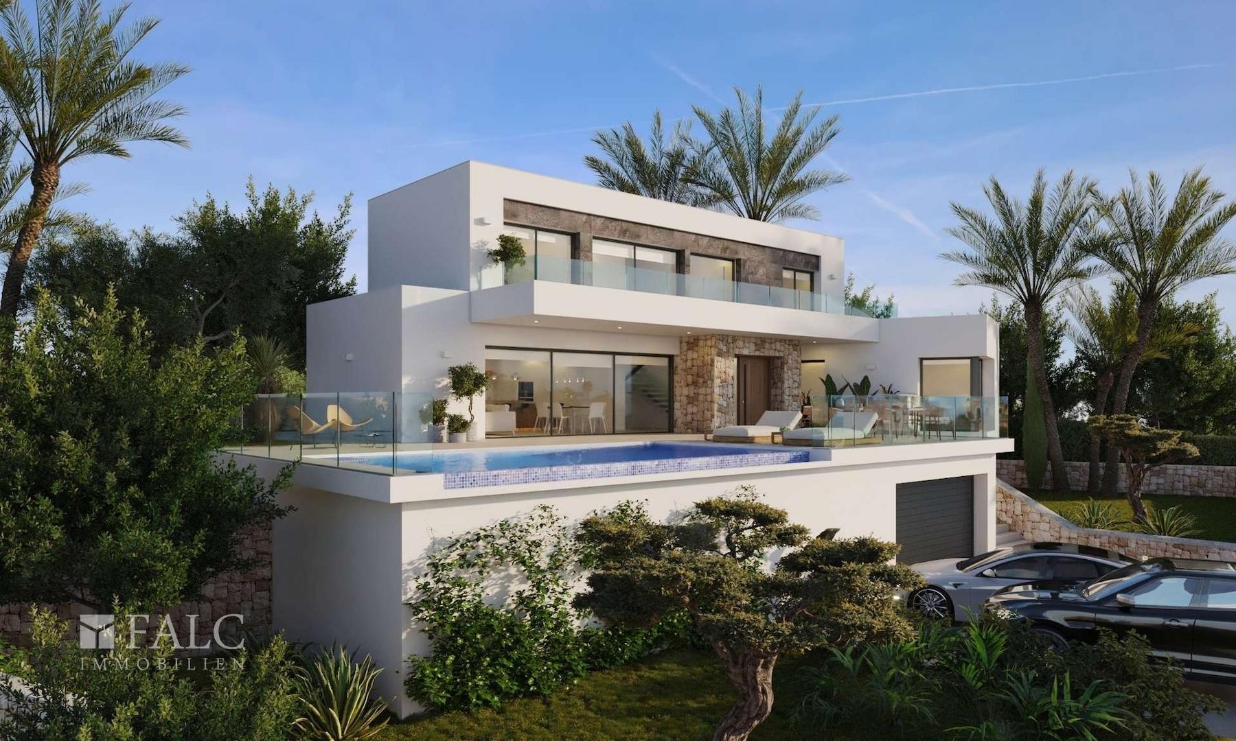 3D Frontsicht Sky-Pool