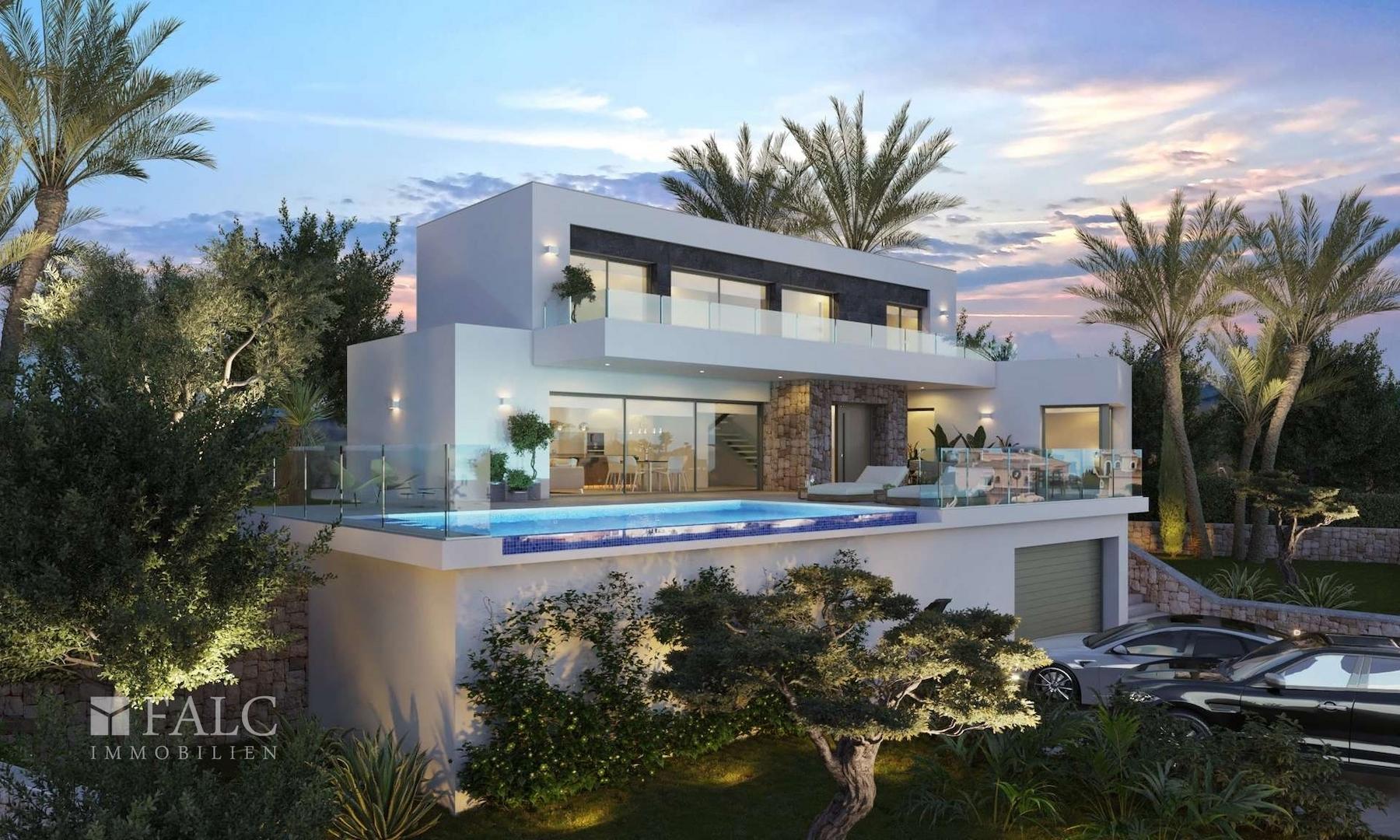 3D Frontsicht Sky-Pool