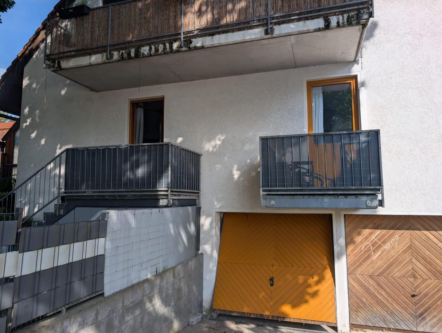 Terasse, Balkon, Garagenzufahr