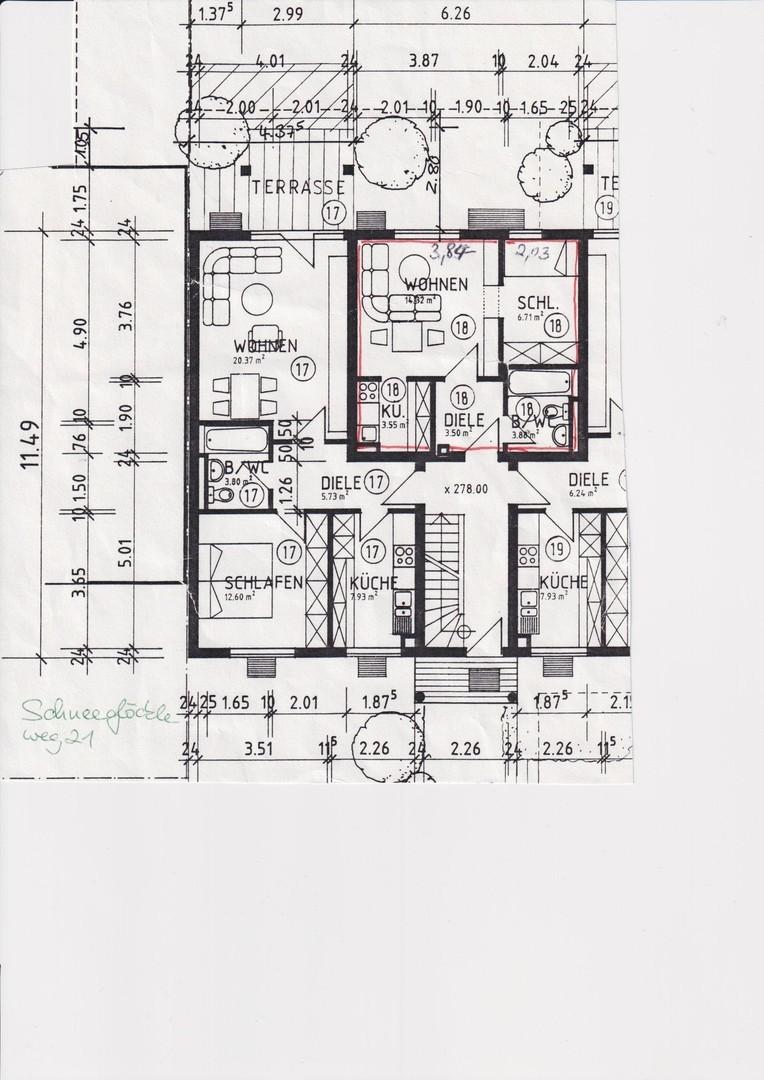Grundriss Wohnung