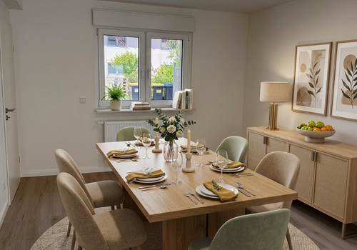 Einrichtungsbeispiel Esszimmer