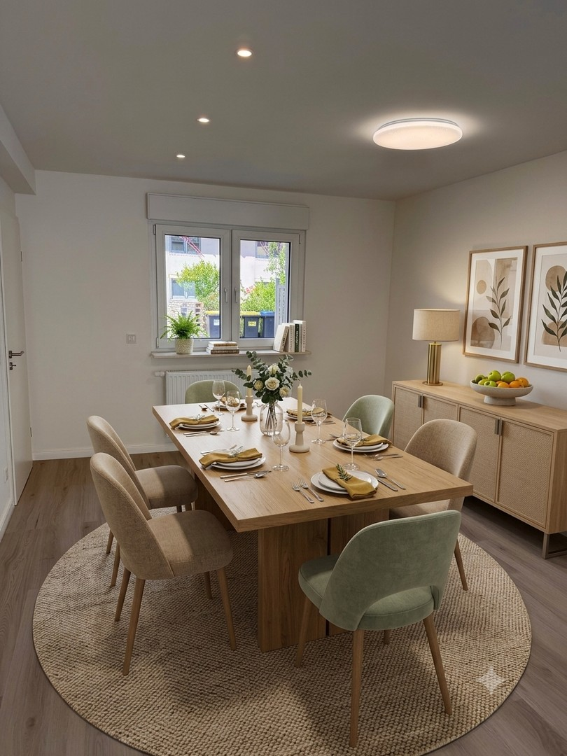 Einrichtungsbeispiel Esszimmer