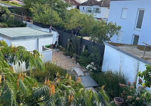 Blick vom Balkon