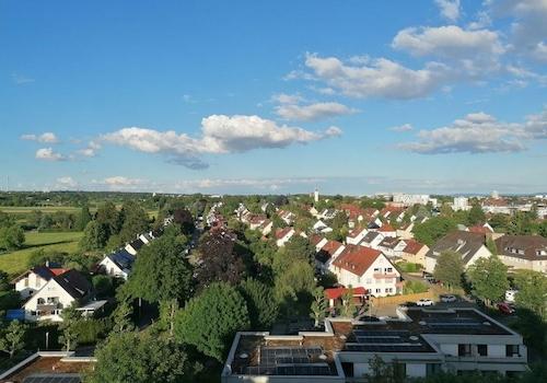 Blick aus dem Fenster