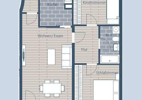 Grundriss WE 13