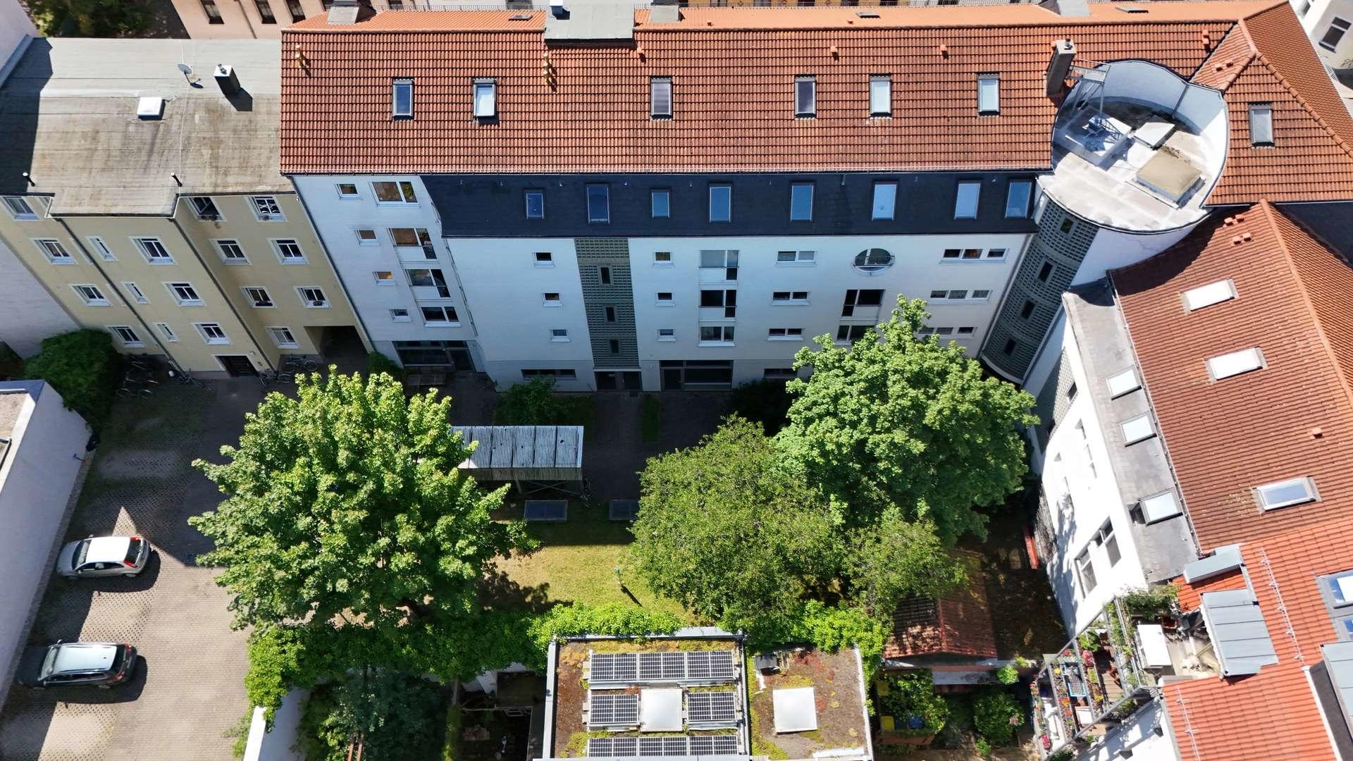 Vogelperspektive Hofansicht