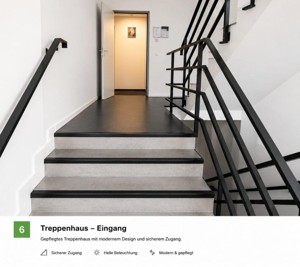 Treppenhaus- Eingang