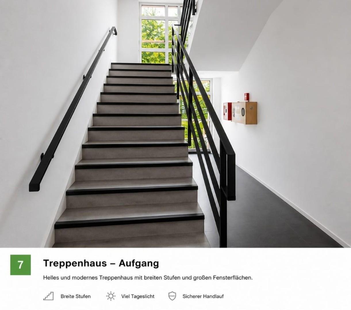 Treppenhaus-Aufgang