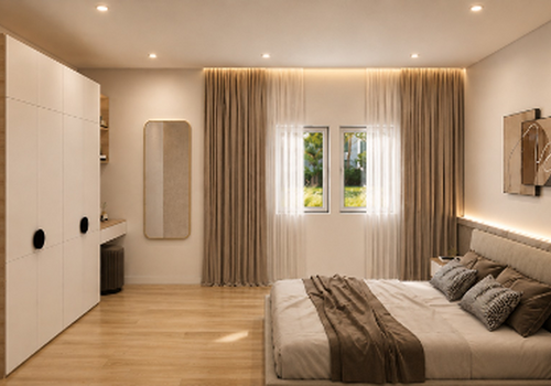 Schlafzimmer (möbliert)