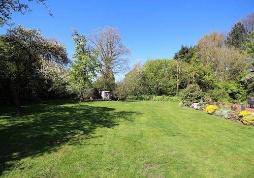 Parkähnlicher u. pflegeleichter Gartenbereich