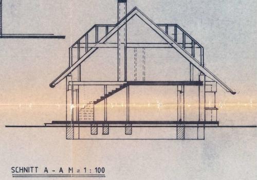 Schnitt Wohnhaus