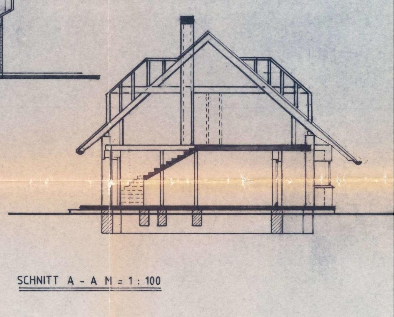 Schnitt Wohnhaus