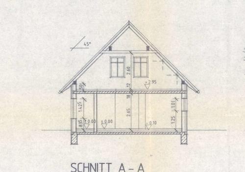 Schnitt Anbau