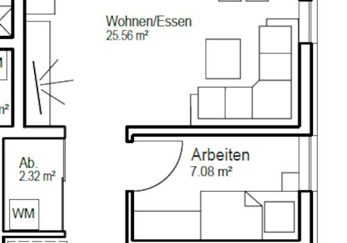 Grundrissplan Whg. 3