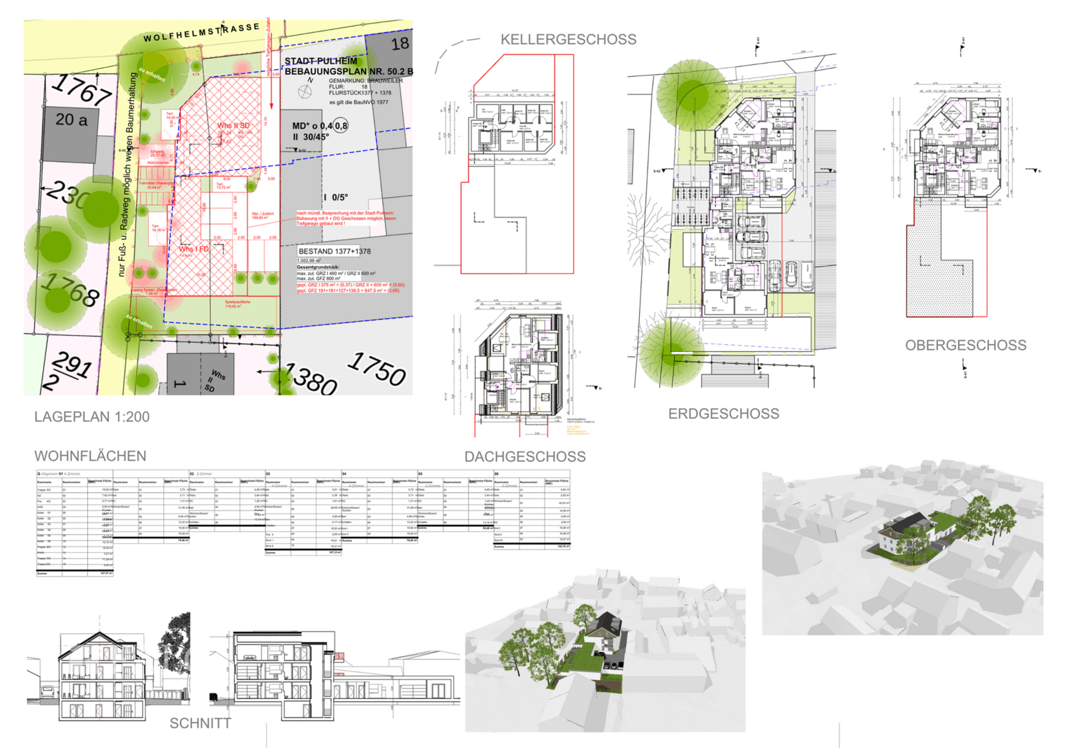 Beispiel: MFH 6 WE + HH