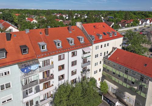 Balkone und Fassade