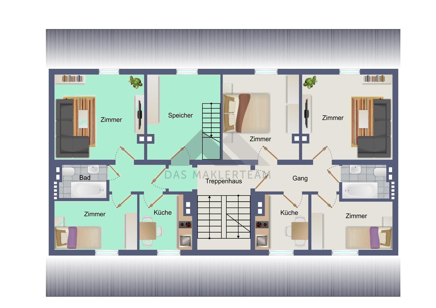 Grundriss Dachgeschoss