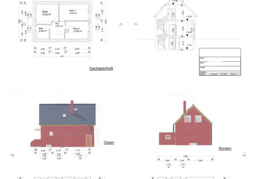 Grundriss des Hauses