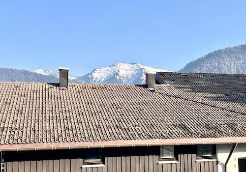 Blick vom Balkon Richtung Hochgrat