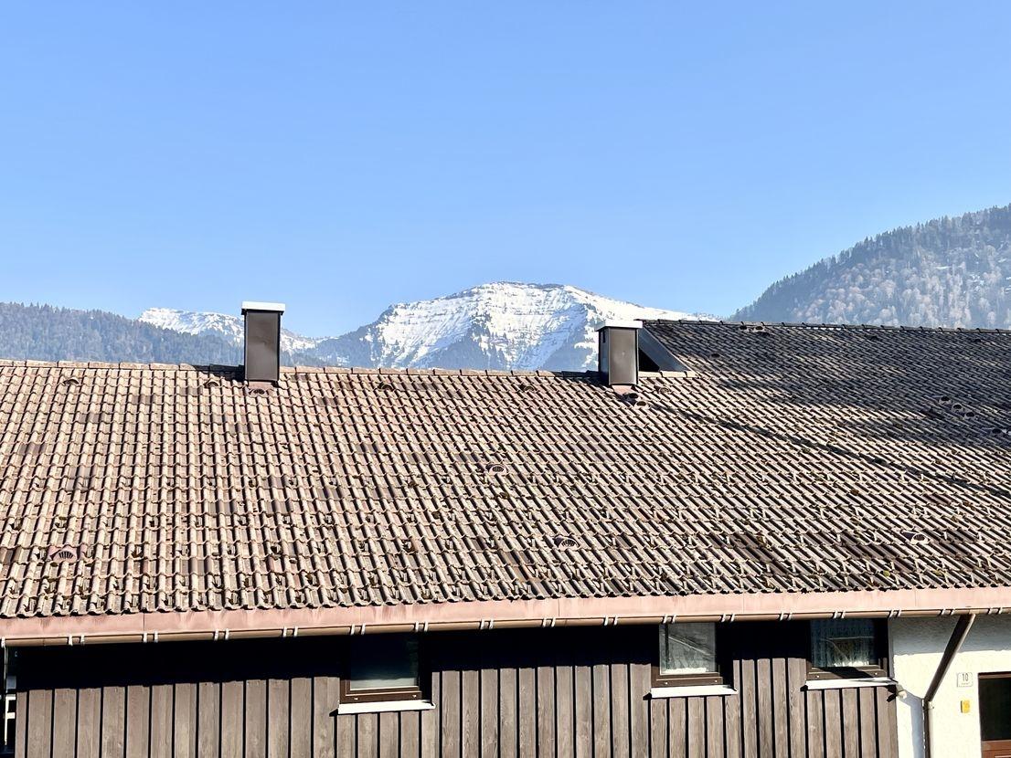 Blick vom Balkon Richtung Hochgrat