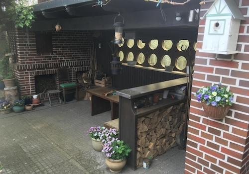 Überdachte Terrasse