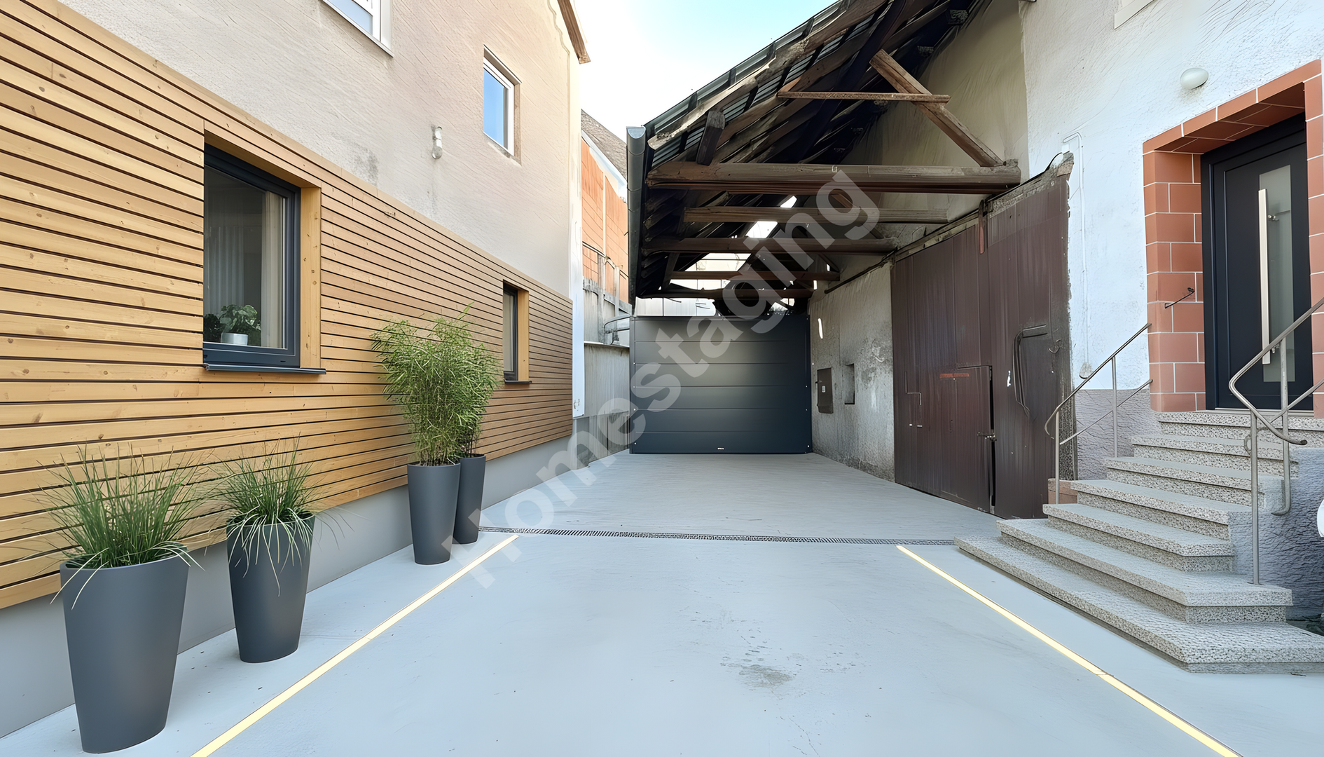 Hof Eingang Home Staging