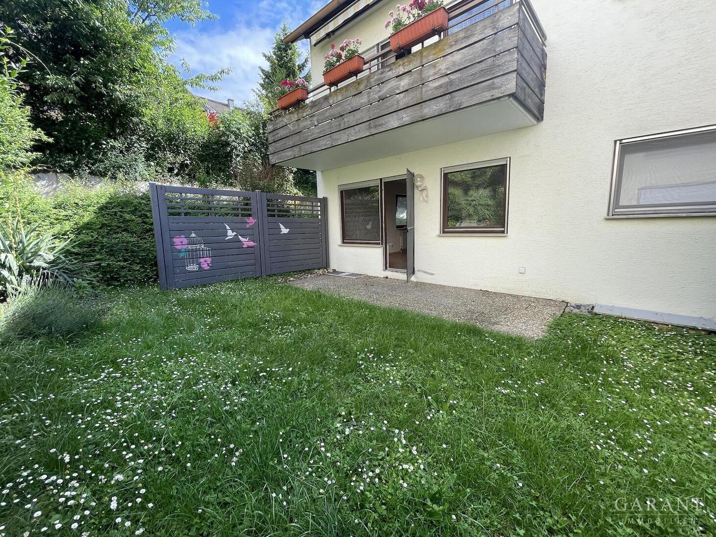 Blick auf die Terrasse