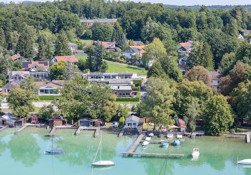 Blick auf das Haus 
