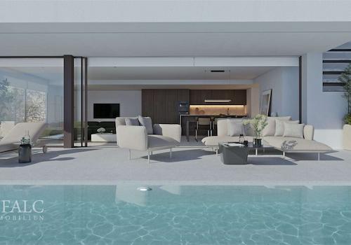 Helle, offene Terrasse, Sky-Pool, behindertengerechter Durchgang