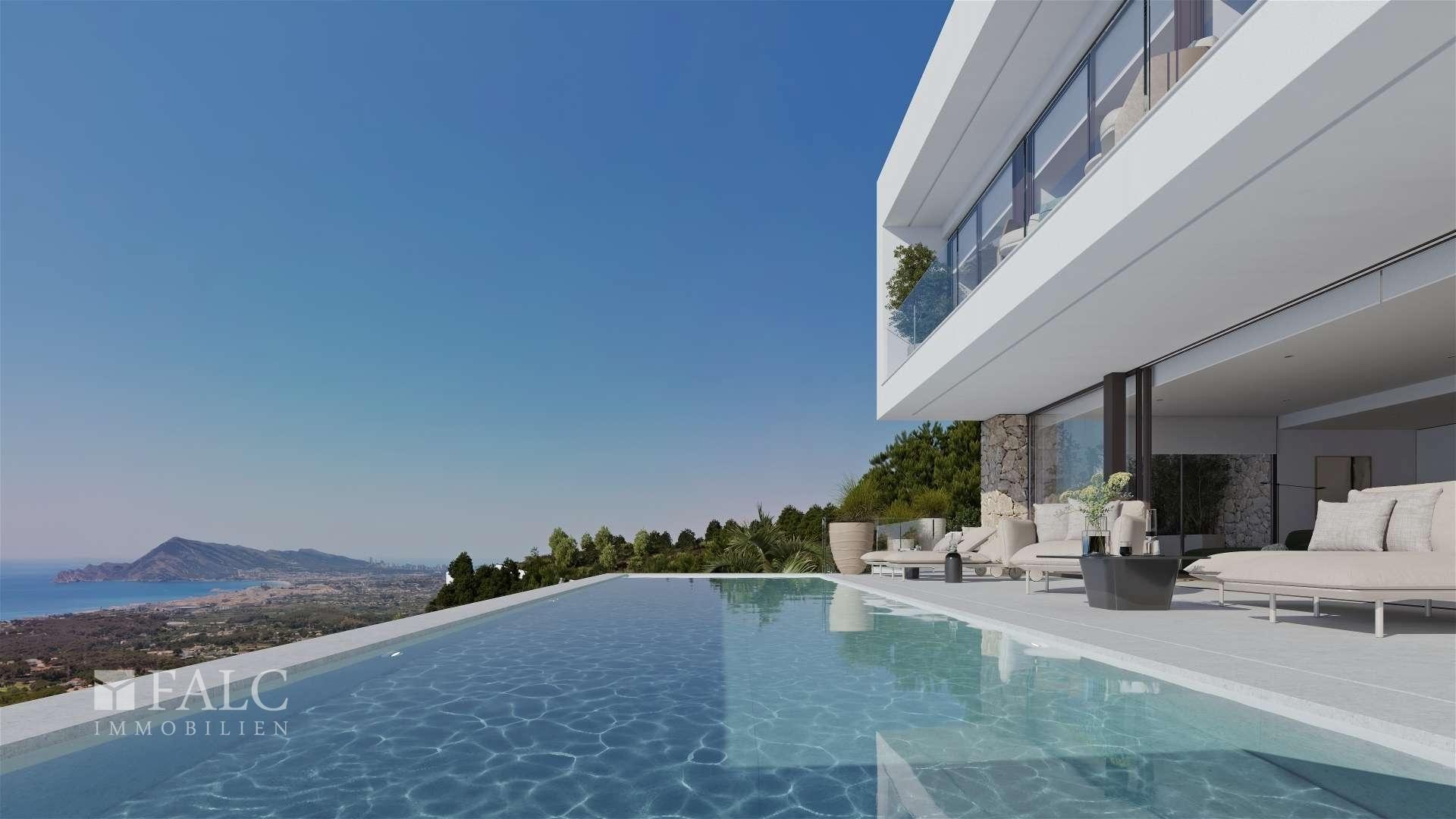 Sky-Pool, Meeresblick - möchten Sie hier Ihren Kaffee oder Coktail serviert bekommen?